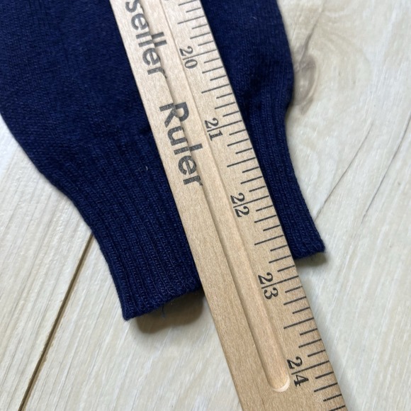 Robert Maynard Womens 100% Cashmere Blue Turtle Neck Sweater Small Scotland VTG - Picture 9 of 16